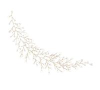 Cabilock Bandeau de Perles Élégant en Cuivre Cristal et Perles Accessoire Mariage Délicat pour Coiffures de Femmes et Filles Lors D'engagement ou Cérémonie