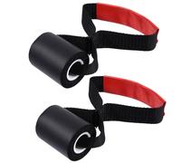 Cabilock Bandes élastiques d'entraînement avec gâche portillon, 2 pièces, PVC et Mousse, Texture Claire, Tissage serré, pour Exercices en Fitness et Environnement de Bureau