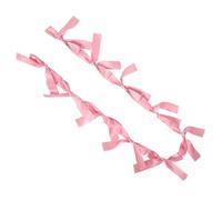 Cabilock Bannière Nœud Décorative pour Fête Décoration Thématique Anniversaire Saint Valentin Photo Prop Élégant et Pratique Poudré