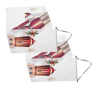 Cabilock Bannières De Porte De Noël Couplet Casse-noisette Soldats Décorations De Noël