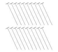 Cabilock Barreaux de Fer Porte à Pigeon T en Fer 20pcs pour Porte de Cage à Pigeons Système D'entrée Unidirectionnel Protection des Oiseaux en Cage