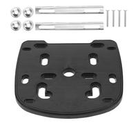 Cabilock Base de Fixation pour Coffres de Moto Platine Étanche avec Vis pour Support Top Case Compatible avec Divers Coffres Bagages Électriques Montage Stable