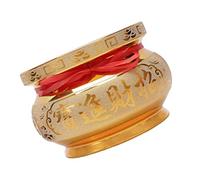 Cabilock Bassin d'Offrande Bouddhiste en Céramique Corne d'Abondance Décorative Bol de Cendrier Figurine de Richesse pour Maison Bureau Magasin Ornement de Table Symbole de Fortune 1 Pièce