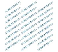 Cabilock Bâtonnets de Crème Glacée en Acrylique Bleu, Réutilisables sans Bords, Lot de 50 Pièces pour Bricolage et Fabrication Maison de Glaces Créatives