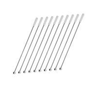 Cabilock Bâtonnets Mélangeurs à Cocktail Lot de 10 Pièces en Acier Inoxydable Argenté Solides et Faciles à Utiliser, Maison Thé de L'après-midi