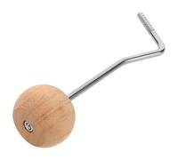 Cabilock Batte de Grosse Caisse en Bois Incurvée Accessoire de Batterie Solide Tête de Batte Polyvalente pour Pédale pour Pratique et Performance Musicale