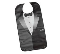 Cabilock Bavoir pour Adultes Imperméable en Polyester Doux, Lavable et Réutilisable, Repas Peinture, Protège-vêtements Confortable pour Personnes Âgées et Aidants
