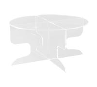 Cabilock Beverage Dispenser Stand Acrylic Holder For Drinks And Cakes Stable Non Slip Base For Home Restaurant And Event Display