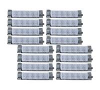 Cabilock Bigoudis Géants pour Cheveux Courts 16 Pièces Grand Format Rouleaux à Franges Autocollants Volumateurs Pinces Coiffure Maison Femmes