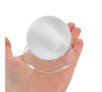 Cabilock Billiard Stroke Trainer with Hole Transparent Matte Pool Ball for Accurate Cue Control Antislip Practice Tool for Beginner and Professional Billiards Hobbyists