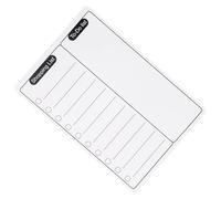 Cabilock Bloc-Notes Magnétique Effaçable A5 pour Réfrigérateur Tableau Blanc Magnétique Semaine Mois Surface Lisse pour Listes et Planning Organisation la Cuisine et Maison