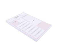 Cabilock Bloc-notes Semainier Carnet de Planification Hebdomadaire pour Étudiant Pratique Pages Détachables pour Bureau École et Maison