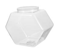 Cabilock Bocal à Bonbons Transparent avec Couvercle Hermétique Récipient Plastique pour Stockage de Sucettes Organisateur de Friandises pour Magasins et Garçon Fille