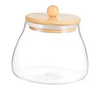 Cabilock Bocal Verre avec Couvercle Hermétique pour Stockage Cuisine Pot à Bonbons et Épices Récipient Étanche pour Céréales et Overnight Oats Organiseur Pratique pour Garde Manger