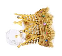 Cabilock Boîte à Bagues Couronne Portable Support De Rangement pour Bagues De Mariage Boîte à Bijoux pour Demande Mariage Et Occasions Spéciales