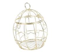 Cabilock Boîte à Bonbons Cage à Oiseaux Métal Doré Coffret Cadeau Mariage et Fêtes Boîte de Rangement Solide pour Dragées et Petits Objets Décoration Festive Polyvalente