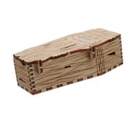 Cabilock Boîte à Bonbons Halloween Forme de Cercueil Coffret Cadeau pour Friandises Boîte à Friandises pour Fête Dhalloween Rangement Pratique et Décor Effrayant pour Soirée Thématique