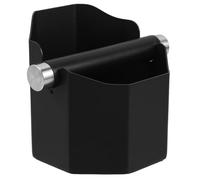 Cabilock Boîte à Café Espresso Acier Inoxydable Bac à Marc Rond et Compact avec Barre de Frappe Intégrée Facile à Nettoyer Accessoire pour Machine à