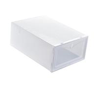 Cabilock Boîte à Chaussures Épaisse Transparente 33x23x13 Cm En Plastique Solide Étui à Chaussures Empilable Anti-humidité Et Anti-poussière Lot De 12 Rangement Pratique Pour Placard Ou Dortoir