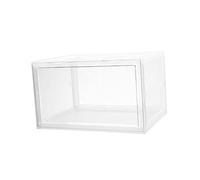 Cabilock Boîte à Chaussures Transparente Empilable Rangement Pratique Et De Place Conteneur Robuste Pour Chaussures Avec Connexion Magnétique Pour Utilisation Maison