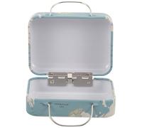 Cabilock Boîte à Cils Vintage Mini en Métal Étui de Rangement Pratique Rétro pour Faux Cils et Bijoux Petit Coffret Portable pour Paquet de Fête Organisateur Compact et Décoratif