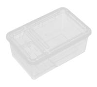 Cabilock Boîte à Insectes en Plastique Transparent pour Reptiles et Amphibiens avec Trous Respirants, Facile à Nettoyer, pour Alimentation et Observation à Domicile