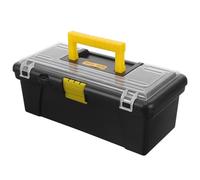 Cabilock Boîte à Outils Multifonction Grosse Capacité en PP Noir, Coffret de Rangement pour Pièces, Protection Renforcée, pour Application de Peinture et Soudeur