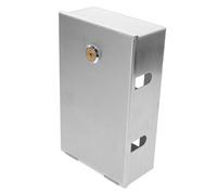 Cabilock Boîte de Protection de Prise Verrouillable Acier Inoxydable Étanche et Antivol pour Interrupteurs Muraux Type Coffret Métallique Extérieur avec Clés Protection Pluie et Usage
