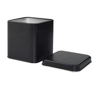 Cabilock Boîte De Rangement Carrée Pour Thé Et Bonbons Boîte Hermétique Noire Pour Épices Et