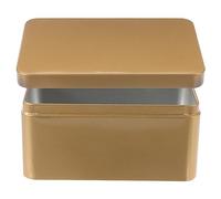 Cabilock Boîte De Rangement En Fer Blanc Pour Feuilles De Thé Bords Lisses Organiseur Pour La Maison 13 X 8 X 6 Cm Couleur