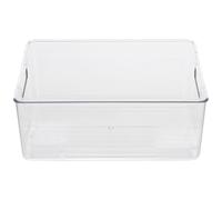 Cabilock Boîte de Rangement Plastique Transparente pour Papeterie et Cosmétiques Organisateur de Bureau sans Couvercle Panier de Rangement Multifonction pour Bureau Chambre et Dressing