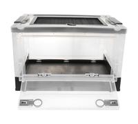Cabilock Boîte D'élevage pour Hamsters en Plastique Pliable Isolation Thermique, Cage pour Petits Animaux Pratique et Compacte, sur Bureau ou Autres Lieux