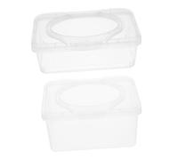 Cabilock Boîte Distributeur De Lingettes Pliable Transparente 1100 Ml Et 1850 Ml En Plastique Pour Bébé Et Voiture Usage Polyvalent 2 Pièces Couvercle Anti-poussière