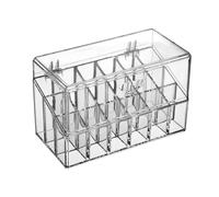 Cabilock Boîte Rangement Cosmétique Capacité Compartiments avec Couvercle Organisateur Maquillage Multifonction pour et Produits Beauté Design Compact et Pratique pour Bureau et Chambre