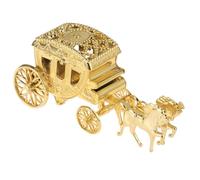 Cabilock Boîtes à Dragées Style Somptueux de Mariage Plusieurs styles en Plastique Doré Décorables Rubans et Fleurs, pour Fêtes et Événements Inoubliables