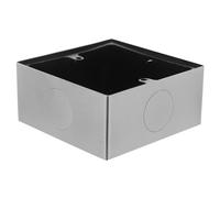 Cabilock Boîtier de prise murale : boîtier de prise électrique en saillie en acier inoxydable de type 86, panneau de prises étanche pour cuisines, salles de bains et bureaux