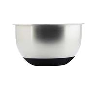 Cabilock Bol à Mixer Inox avec Base Silicone Antidérapante Bol Profond pour Salade de Fruits Préparation Œufs et Sauces Ustensile Cuisine Polyvalent pour Maison et Restaurant