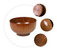 Cabilock Bol de Jujubier Naturel pour Garçon Fille et Garçon Fille Bol à Salade et Soupe Japonaise Écologique