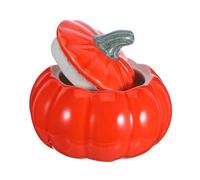 Cabilock Bol En Citrouille 5 Pièces Coupe De Citrouille Bol à Dessert En Porcelaine Cocotte Bols à Dessert Bol à Collation Bol Décoratif Bol Cuit à La De Porte-aliments En Porcelaine Céramique