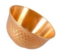 Cabilock Bol Laiton Martelé Rond pour Snacks Service Alimentaire et Rituels de Purification Adapté pour Méditation Yoga et Décoration Autel