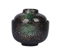 Cabilock Bols de Riz de Style Set Miso Soup Bowl avec Bol de Nouilles de Couvercle pour Les Cuisines Udon Soupe Et Asiatiques