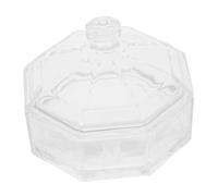 Cabilock Bonbonnière en Verre avec Couvercle Transparent pour Conserver Snacks et Gâteaux Récipient Multifonctionnel Maison Hôtels