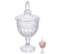 Cabilock Bonbonnière En Verre Transparent Couvercle Bocal De Rangement En Verre Pour Bonbons Biscuits Et Friandises Style Européen Événements
