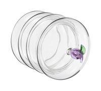 Cabilock Bonbonnière Verre Transparente avec Couvercle Hermétique Boîte à Bonbons pour Décoration Maison et Conservation Fraîcheur