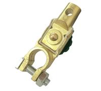 Cabilock Borne de Batterie Automobile en Alliage de Zinc Pince de Batterie de Voiture Négative 15-17 MM Connecteur de Bornes de Voiture Solide Protection Décharge pour Véhicule