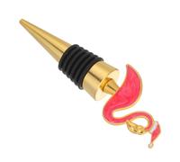 Cabilock Bouchon de Bouteille Vin Flamant Décoratif Joint Étanche Réutilisable pour Mariage Anniversaires Accessoire Cuisine Polyvalent Homme Femme