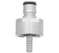 Cabilock Bouchon de carbonatation : Adaptateur en acier inoxydable, noyau de soupape de sécurité, connecteur de distribution, bouchon de remplissage de bouteille sous pression pour distributeur de