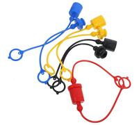 Cabilock Bouchons à Connexion Rapide Hydrauliques 8 Pièces Plastique Multicolores pour Protection des Joints et Maintenance d'Équipements