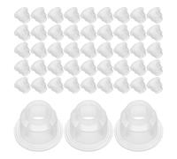 Cabilock Bouchons de Rechange pour Flacons D’Aromathérapie 28 MM Trou - 200 Pièces - Bouchons Compte-Gouttes Transparents pour Diffuseur D’Huiles Essentielles - Accessoires pour Diffuseur