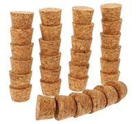 Cabilock Bouchons en Liège Coniques pour Bouteilles, 30 Pièces, Bois | Remplacement Pratique pour Flacons de Boisson, Usage Bars et Clubs, Conserve le Goût, Lot de 30